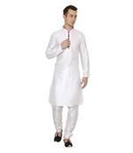 Royal Kurta Men's Cotton Silk Kurta Churidar