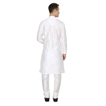 Royal Kurta Men's Cotton Silk Kurta Churidar 4