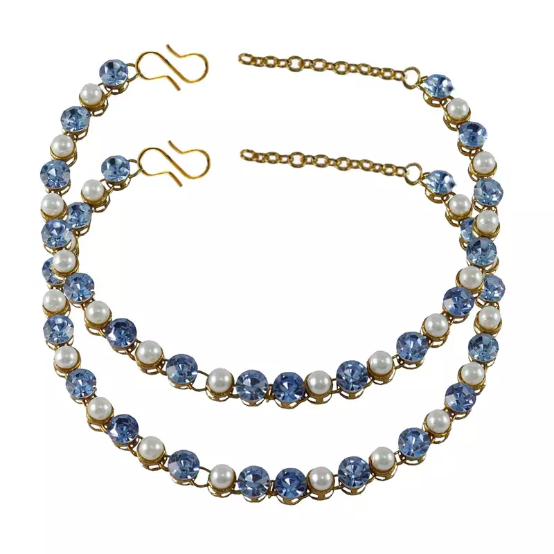 Multicolor Crystal Anklets