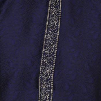 Royal Kurta Men's Dupion Silk Hineck Kurta Churidar 2