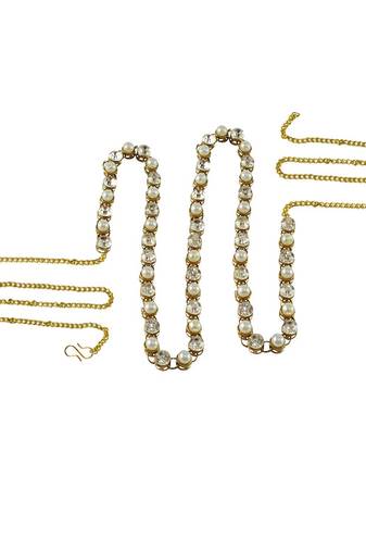 White Crystal Waist-Belt