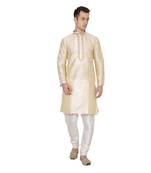 Royal Kurta Men's Jacquard Silk Embroidered Kurta Pyjama