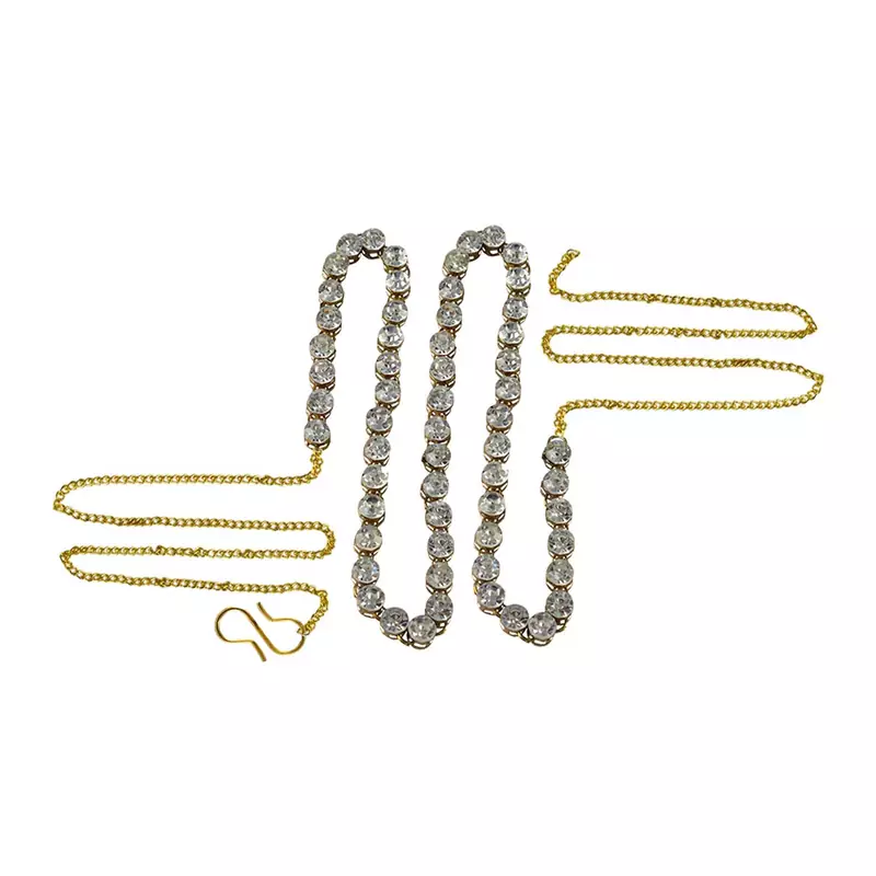 White Crystal Waist-Belt