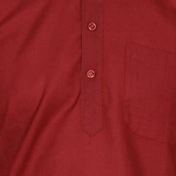Royal Kurta Men's Silk Blend Solid Kurta Pyjama 3