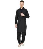 Royal Kurta Men's Jacquard Silk Printed Kurta Churidar