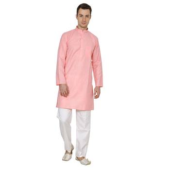 Royal Kurta Men's Linen Pathani Suit 1