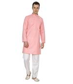 Royal Kurta Men's Linen Pathani Suit