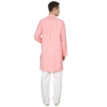 Royal Kurta Men's Linen Pathani Suit 2