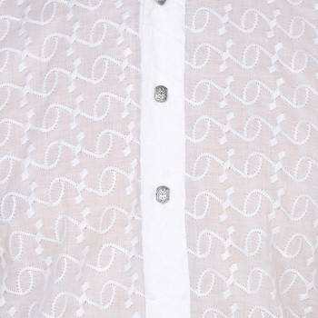 Royal Kurta Men's Polycotton Embroidered Pathani Suit 5