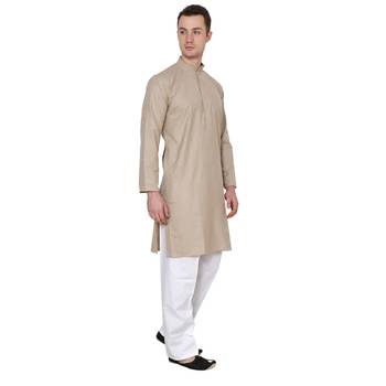 Royal Kurta Men's Cotton Linen Kurta Pyjama 5