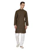 Royal Kurta Men's Cotton Linen Kurta Pyjama