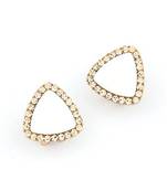 Neon White Stud Earrings