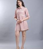 Red hand woven cotton ethnic-kurtis