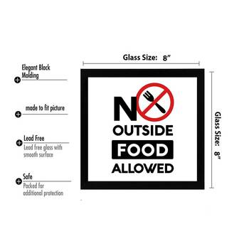 No outside food allowed 3