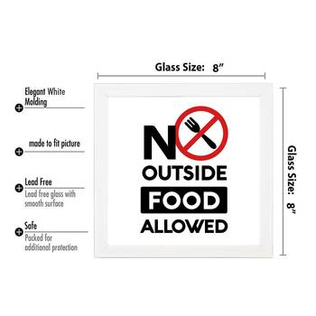 No outside food allowed 3