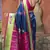 Royal blue patola weaving silk Traditional saree with blouse