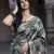Grey Banarasi Weaving Silk Traditional Rajwadi saree