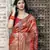 Red Banarasi Weaving Silk Traditional Rajwadi saree