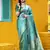 Light green Banarasi Weaving Silk Traditional Rajwadi saree