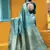 Light green Banarasi Weaving Silk Traditional Rajwadi saree