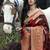 Red Banarasi Weaving Silk Traditional Rajwadi saree