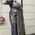 Grey Banarasi Weaving Silk Traditional Rajwadi saree