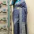 Grey Banarasi Weaving Silk Traditional Rajwadi saree