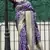 Navy blue Banarasi Weaving Silk Traditional Royal Saree
