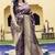 enticing Purple Woven Banarasi Silk festival saree