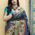 Grey Banarasi Weaving Silk Traditional Saree