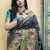 Grey Banarasi Weaving Silk Traditional Saree
