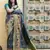 Grey Banarasi Weaving Silk Traditional Saree