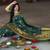 Green Banarasi Weaving Silk Traditional saree