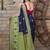 Navy blue Banarasi Weaving Silk Traditional Saree