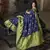 Navy blue Banarasi Weaving Silk Traditional Saree