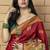 Red Banarasi Weaving Silk Traditional Saree
