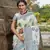 Off white Banarasi Weaving Silk Traditional Royal Saree