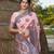 Light pink Banarasi Weaving Silk Traditional Royal Saree