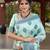 Turquoise Banarasi Weaving Silk Traditional Royal Saree