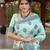 Turquoise Banarasi Weaving Silk Traditional Royal Saree