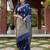 Navy blue Banarasi Weaving Silk Traditional Royal Saree