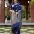 Navy blue Banarasi Weaving Silk Traditional Royal Saree