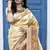 Off white Banarasi Weaving Silk Traditional Maharani Saree