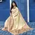 Off white Banarasi Weaving Silk Traditional Maharani Saree