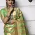 Green Banarasi Weaving Silk Traditional Maharani Saree