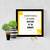 Before it is Easy   Typography Black Framed Wall Hanging Art Print for Office   Home  Reading Room  ( 8x8 ) Inch