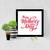 Happy Mothers Day   Typography Black Framed Wall Hanging Art Print for Office   Home  Reading Room  ( 8x8 ) Inch