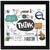 Think Idea     Typography Black Framed Wall Hanging Art Print for Office   Home  Reading Room  ( 8x8 ) Inch