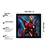 Iron Man   Super Hero's Black Framed Wall Hanging Art Print for Office  Home Reading Room  ( 8x8 ) Inch
