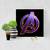 Avenger Logo  Super Hero's Black Framed Wall Hanging Art Print for Office  Home Reading Room  ( 8x8 ) Inch